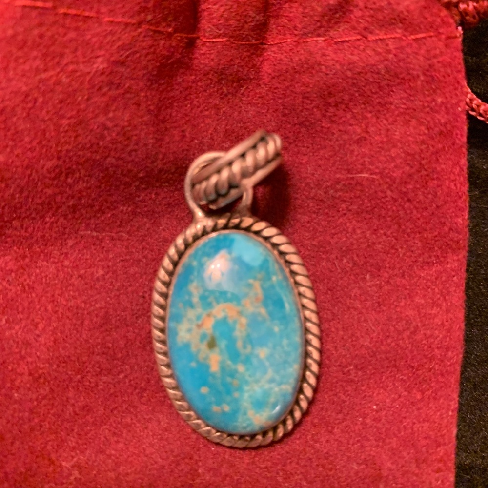 TRADE ONLY RESERVED Vintage Large Turquoise Pendant